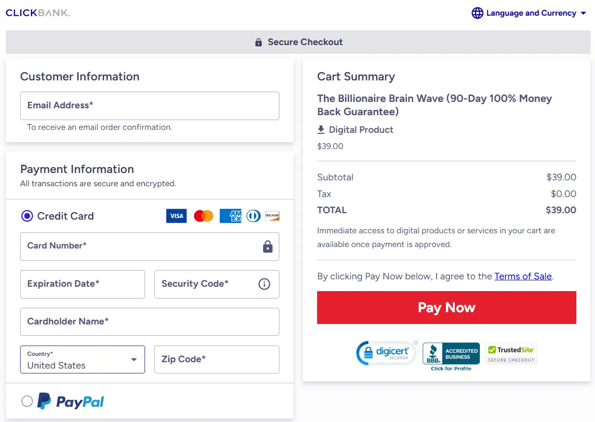 the-genius-wave-checkout-page